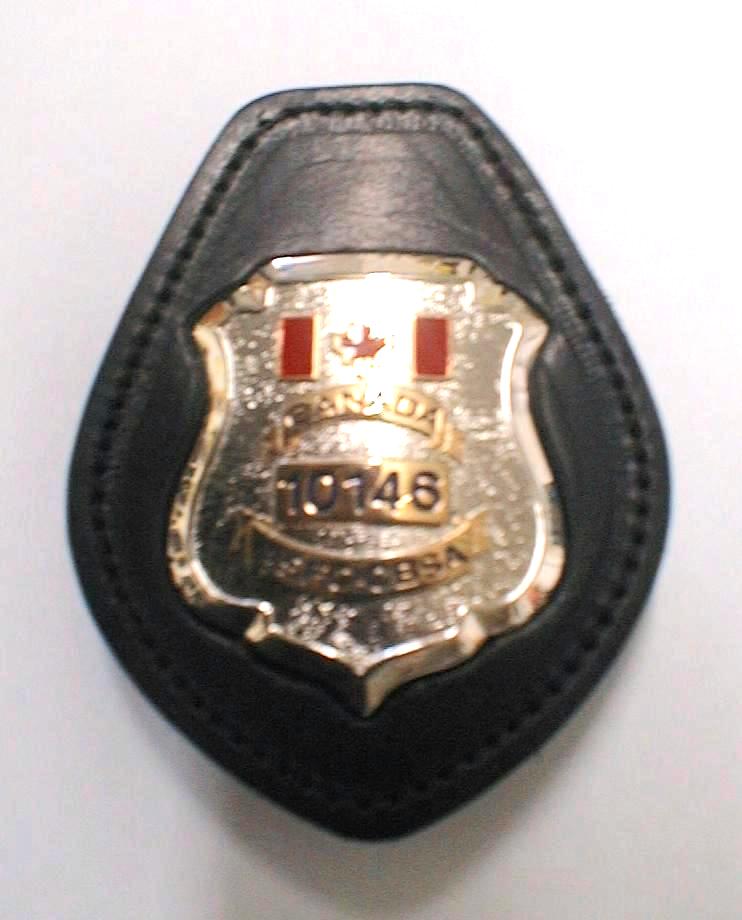 Badge holder customs Canada