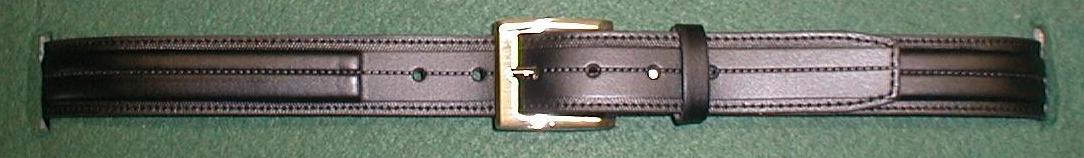 Belt 1 3/16 in genuine leather with inflated printed