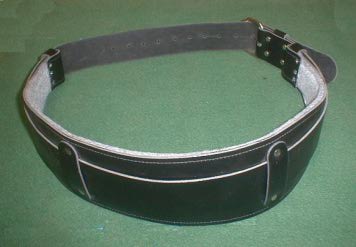 Belt with padded back 