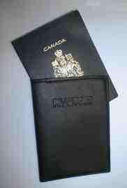 Passport case in vinyl