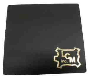 Mouse pad in leather 7 1/4" X 7"
