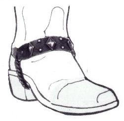  Decorative Boot Strap (diamond shaped decorations)