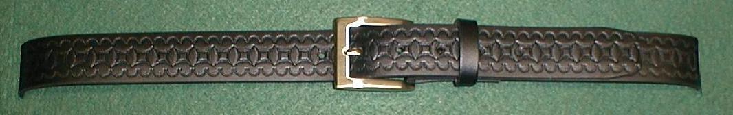 Ceinture 1 3/16 en cuir veritable imprimé