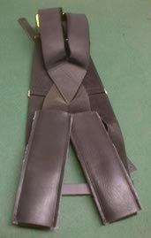 Worker suspenders with epaulet