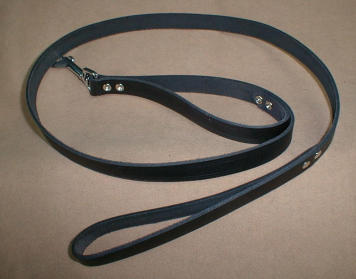  3/4" X 48" long Heavy Leather Leash