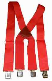  Bretelle nylon rouge 2"